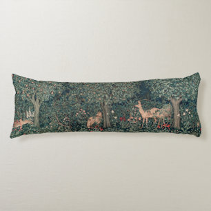 Coussins Longs Art de faune de renard de verdure de William Morri