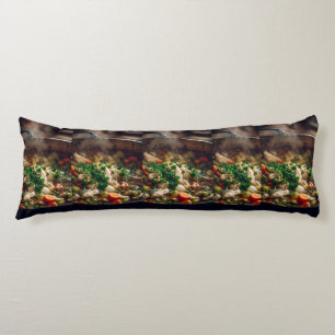 Coussins Longs Art de la vapeur de soupe de poulet chaud – Cuisin