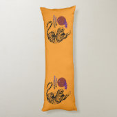 Coussins Longs Art graphique du tigre moderne (Dos (Vertical))