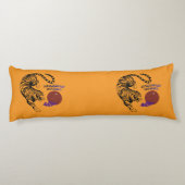 Coussins Longs Art graphique du tigre moderne (Dos)