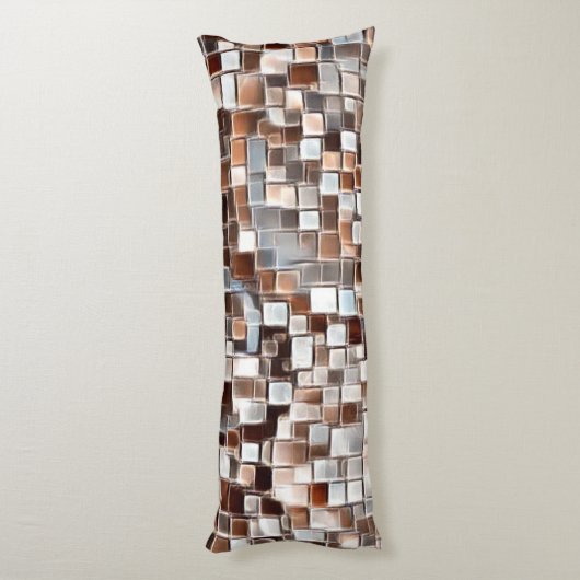 Coussins Longs Art mosaïque / Monogramme / (Dos (Vertical))