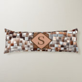 Coussins Longs Art mosaïque / Monogramme / (Devant)