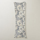 Coussins Longs Art nouveau, Motif Damas, Organique, Lignes courbe (Devant (Vertical))