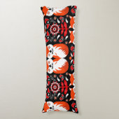 Coussins Longs Art populaire de renard scandinave (Devant (Vertical))