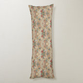Coussins Longs Art William Morris Broderie Florale (Dos (Vertical))