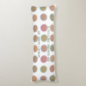 Coussins Longs Assiettes de Pretzel (Dos (Vertical))