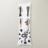 Coussins Longs Astrologie Girl (Devant (Vertical))