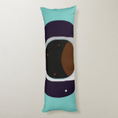 Coussins Longs astronaute espace astronomie univers (Dos (Vertical))