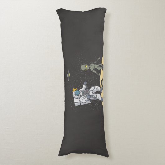 Coussins Longs Astronaute et alien (Devant (Vertical))