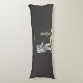 Coussins Longs Astronaute et extraterrestre (Devant (Vertical))