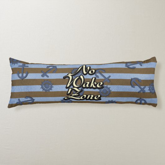 Coussins Longs Aucunes Ancres et roues nautiques de bateau de (Devant)