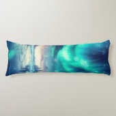 Coussins Longs aurora borealis/Noël/hiver (Devant)