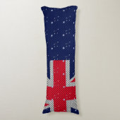 Coussins Longs Australie Drapeau Design en fibre de carbone Décor (Devant (Vertical))