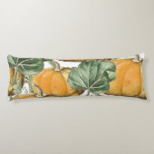 Coussins Longs Automne Aquarelle d'automne Citrouilles Vintages (Dos)