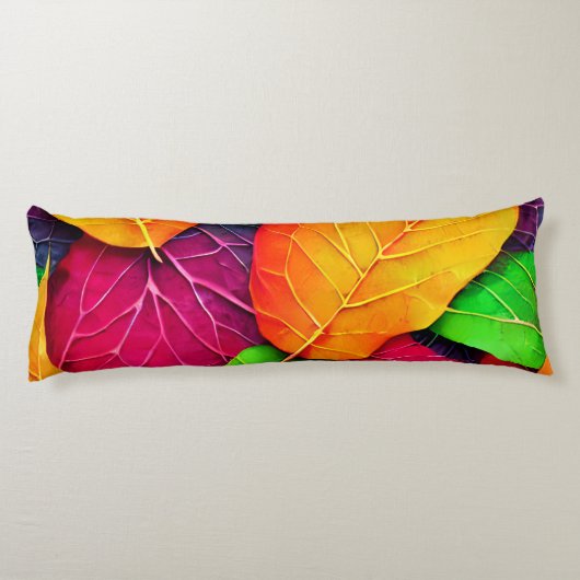 Coussins Longs Automne Feuilles Motif (Dos)