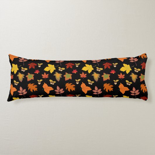 COUSSINS LONGS AUTOMNE LES FEUILLES (Devant)