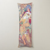 Coussins Longs Automne (Quatre Saisons), Alphonse Mucha (Dos (Vertical))