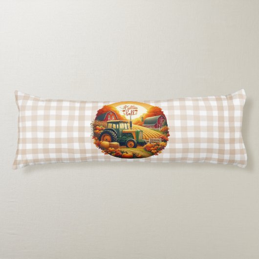 Coussins Longs Automne rustique/vintage sur la ferme (Devant)