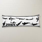 Coussins Longs Avions personnalisés (Dos)