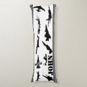 Coussins Longs Avions personnalisés (Devant (Vertical))