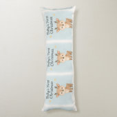 Coussins Longs Baby first christmas reindeer cozy nursery (Dos (Vertical))