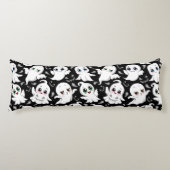 Coussins Longs Baby Ghosts Éffrayant mignon Halloween humeur (Devant)