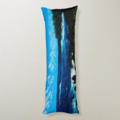 Coussins Longs Baie sur la route vers Hana Maui Abstrait (Dos (Vertical))