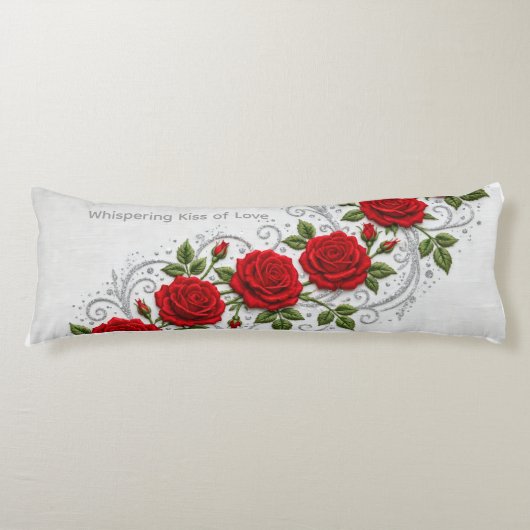 Coussins Longs Baiser Murmuré d'Amour (Devant)