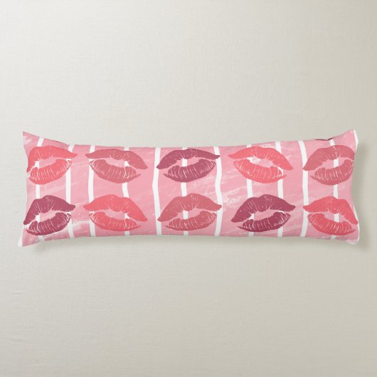 Coussins Longs Baisers à bâton (Devant)