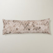 Coussins Longs Balances de sirène Brown beige souple Glam 1 (Dos)