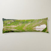 Coussins Longs Balea Lake Mountain Slope – Romania Alpine Print (Dos)
