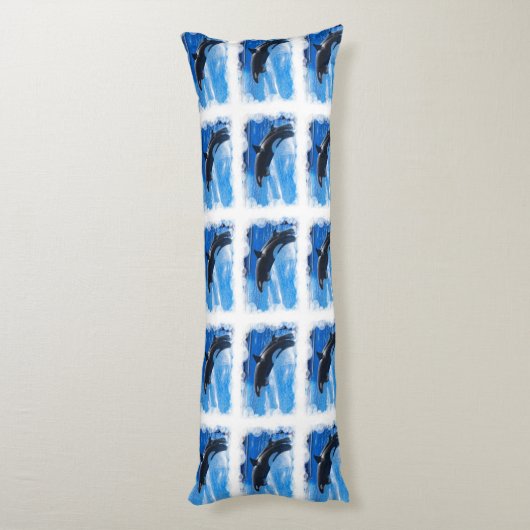 Coussins Longs Baleine d'orque (Dos (Vertical))