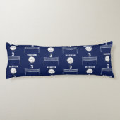 Coussins Longs Balle de volley-ball personnalisée et Motif Net (Dos)