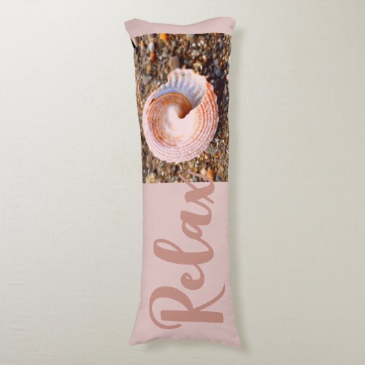 Coussins Longs Balnéaire de plage en rose pâle (Devant (Vertical))