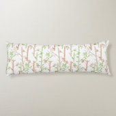 Coussins Longs Bambou Foliage Oriental Feuilles de verdure (Dos)