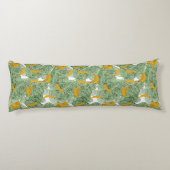 Coussins Longs Banane tropicale moderne Motif vert (Dos)