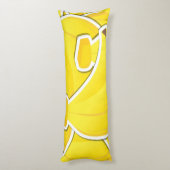 Coussins Longs Bananes funky (Dos (Vertical))