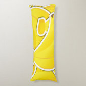 Coussins Longs Bananes funky (devant Vertical)