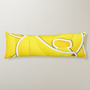 Coussins Longs Bananes funky