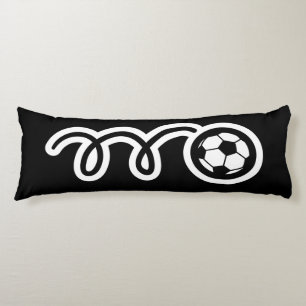 Coussins Longs Bande dessinée sur le ballon de football