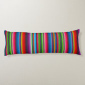 Coussins Longs Bandes colorées (Dos)