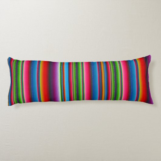 Coussins Longs Bandes colorées (Dos)