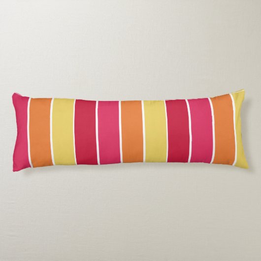 Coussins Longs Bandes colorées (Dos)