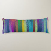 Coussins Longs Bandes pointillées Motif couleur + vos idées (Dos)