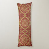 Coussins Longs Baroque Style: Mara Trumpet Glory Golden Red Comfo (Dos (Vertical))