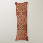Coussins Longs Baroque Style: Mara Trumpet Glory Golden Red Comfo (devant Vertical)
