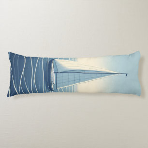 Coussins Longs Bateau à voile en haute mer