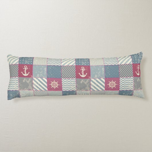 Coussins Longs Bateau nautique Bateau Roue Ancre conception (Dos)