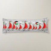 Coussins Longs Bateaux de la Flottille de la Liberté Mondiale à G (Dos)