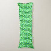 Coussins Longs Batik Tribal - Menthe, Émeraude et Bleu (Devant (Vertical))
